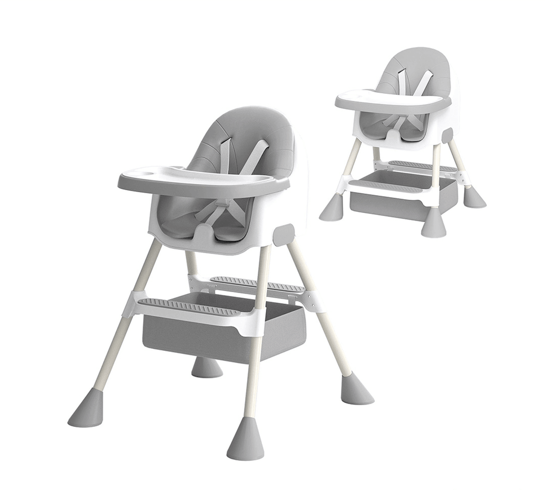 2-in-1 Versatile Baby High Chair with Footrest - MotherlyEase