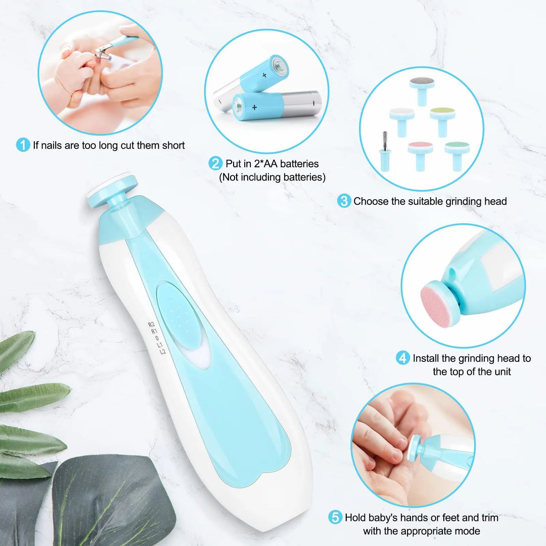 TinyTrim Electric Baby Nail Trimmer