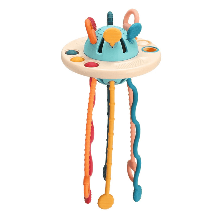 3 in 1 Montessori Toy - Infant Teething, Sensory & Motor Skills - MotherlyEase