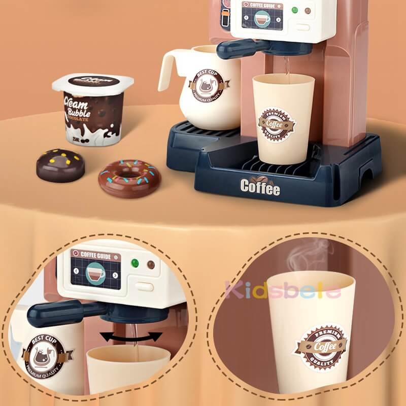 Coffee Machine Kitchen Set & Play Shopping - MotherlyEase