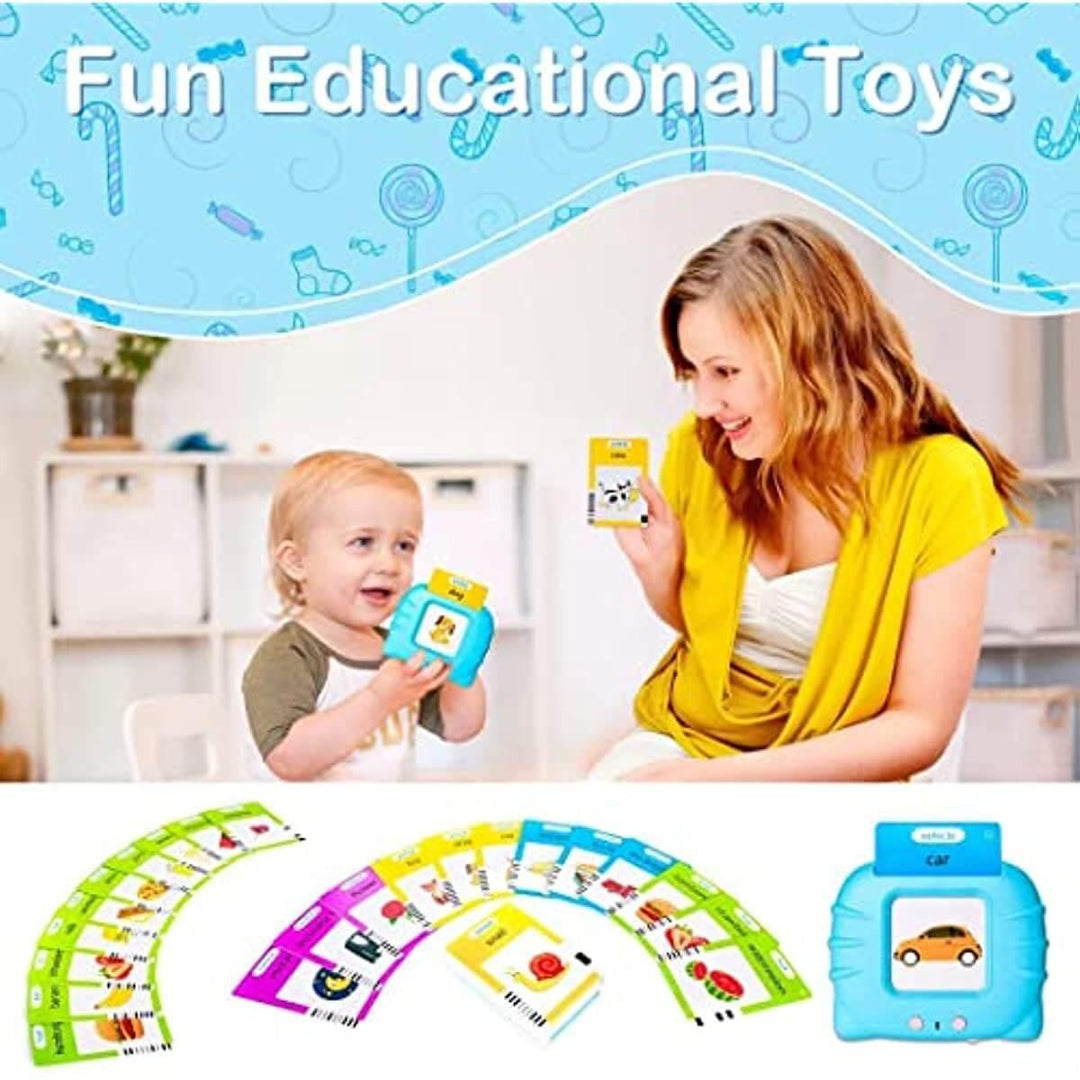 Educational Talking Flash Cards Machine For Preschool - MotherlyEase