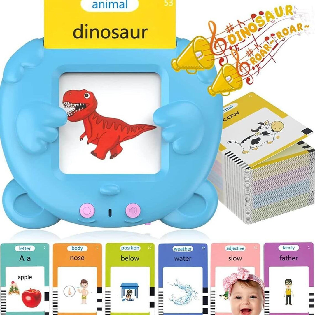 Educational Talking Flash Cards Machine For Preschool - MotherlyEase